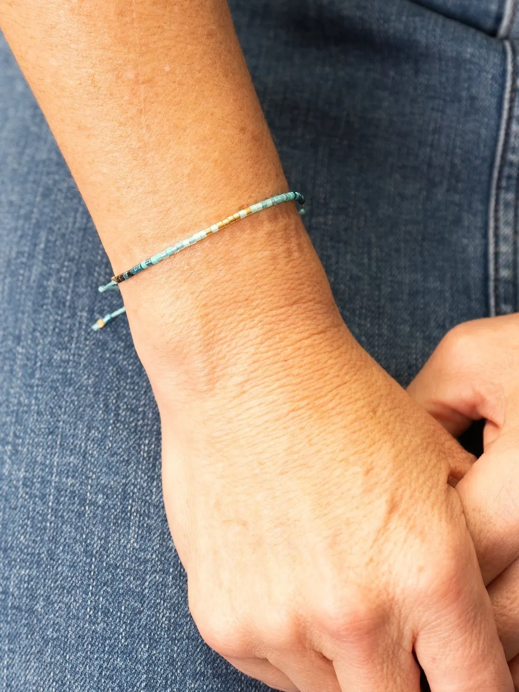 Radiant Aqua Intention Bracelet
