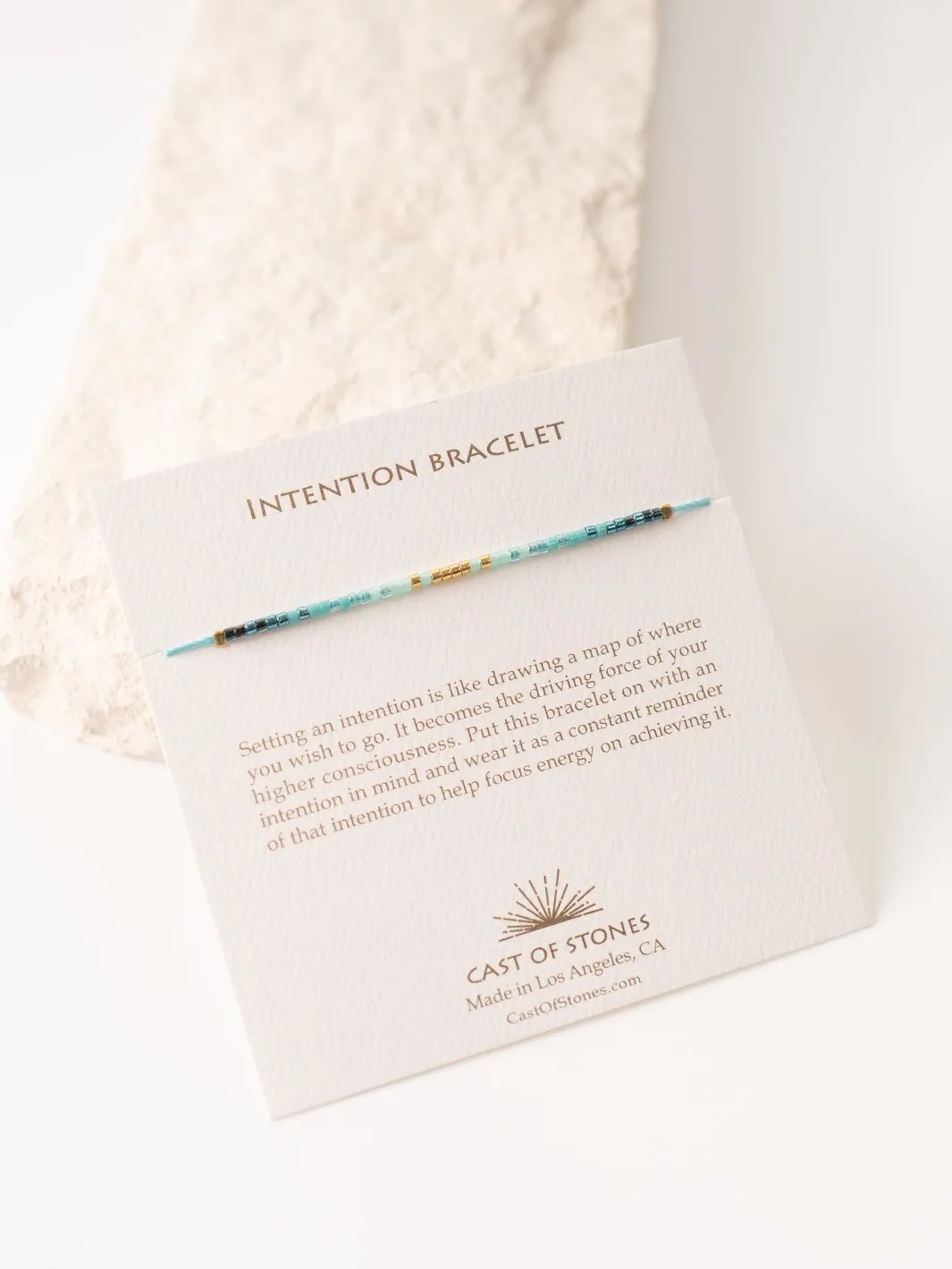 Radiant Aqua Intention Bracelet