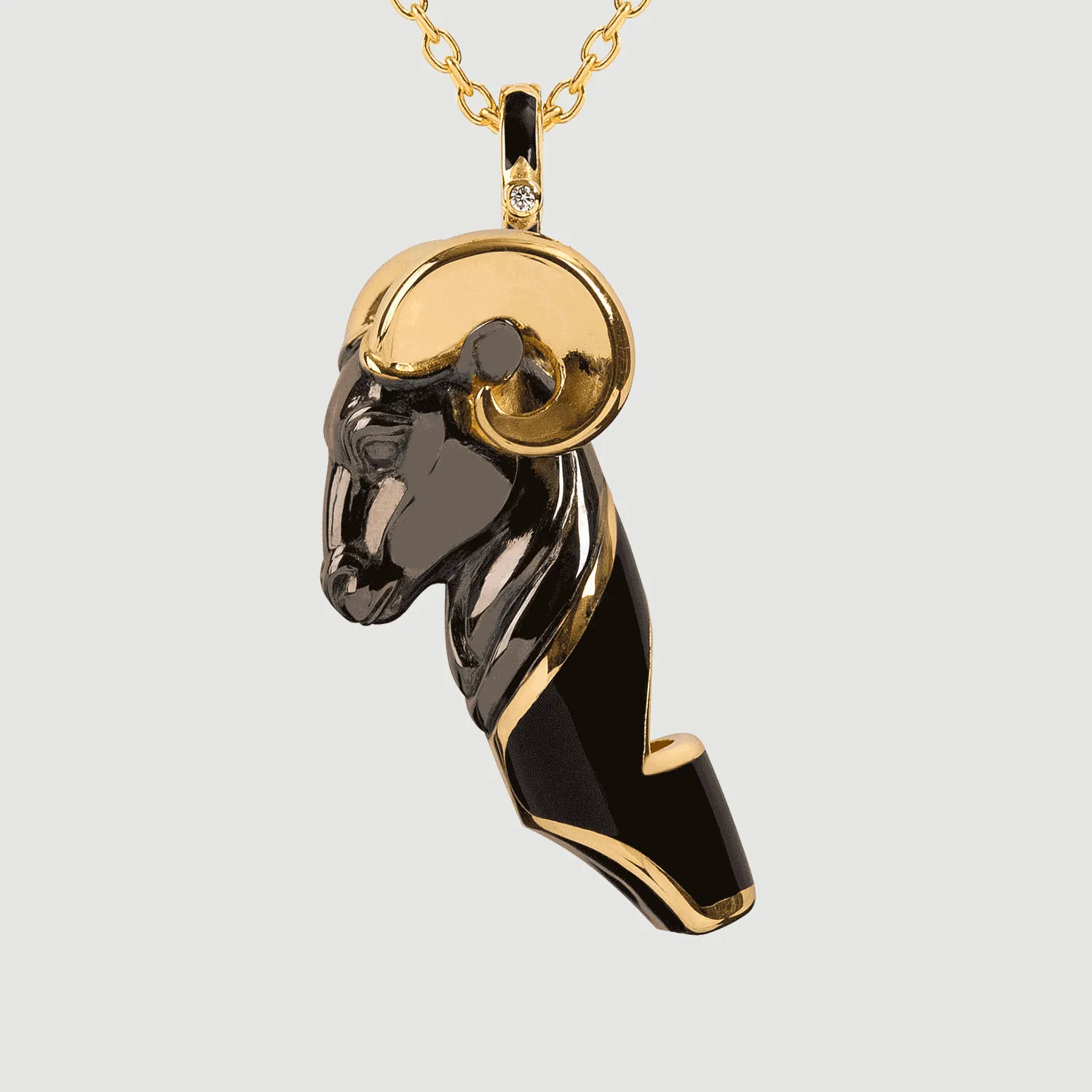 Ram Whistle Necklace