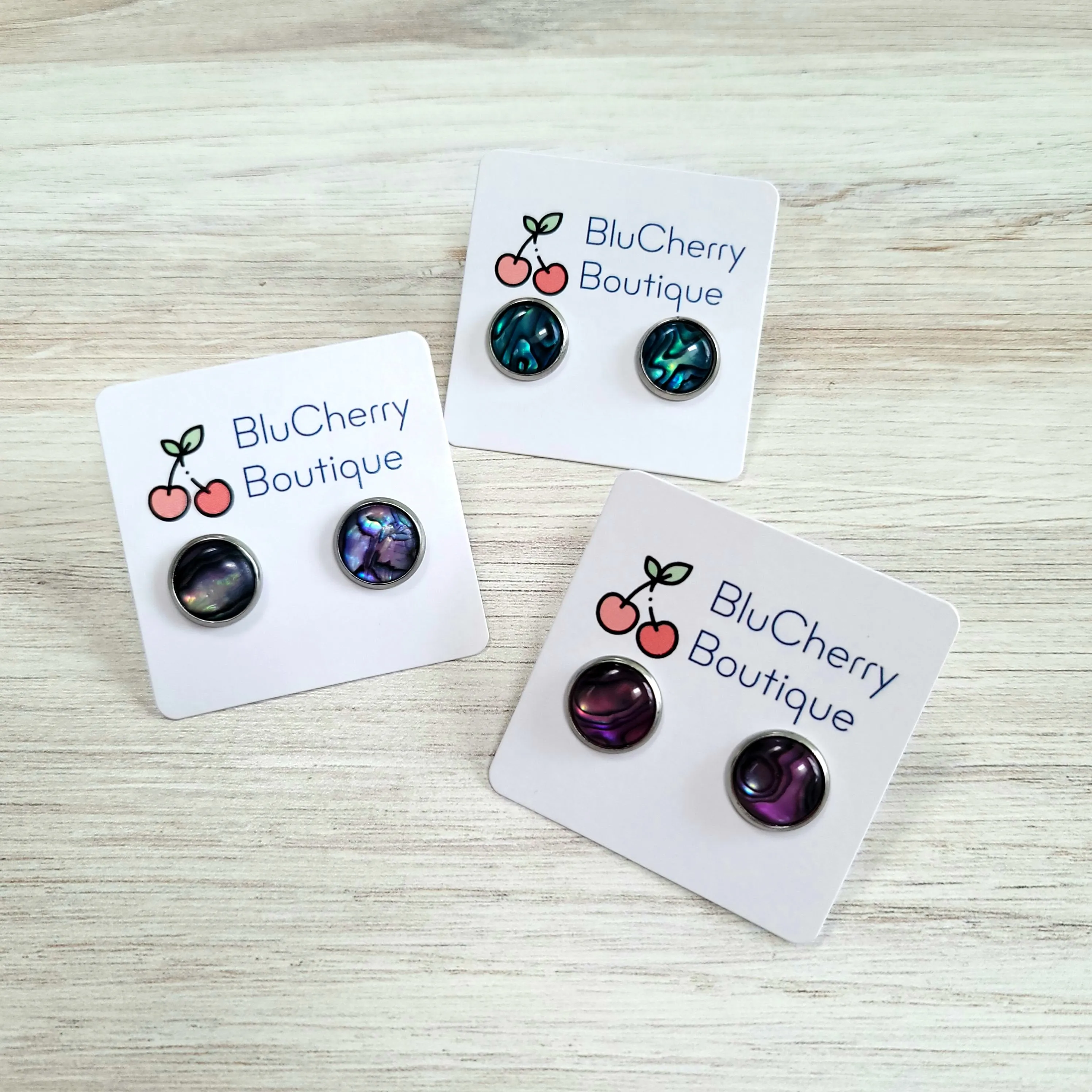 Rip Tide Stud Earrings (3 colors available)
