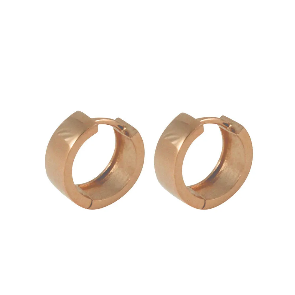 Rosy Everyday "Huggie" Mini Hoop Earrings