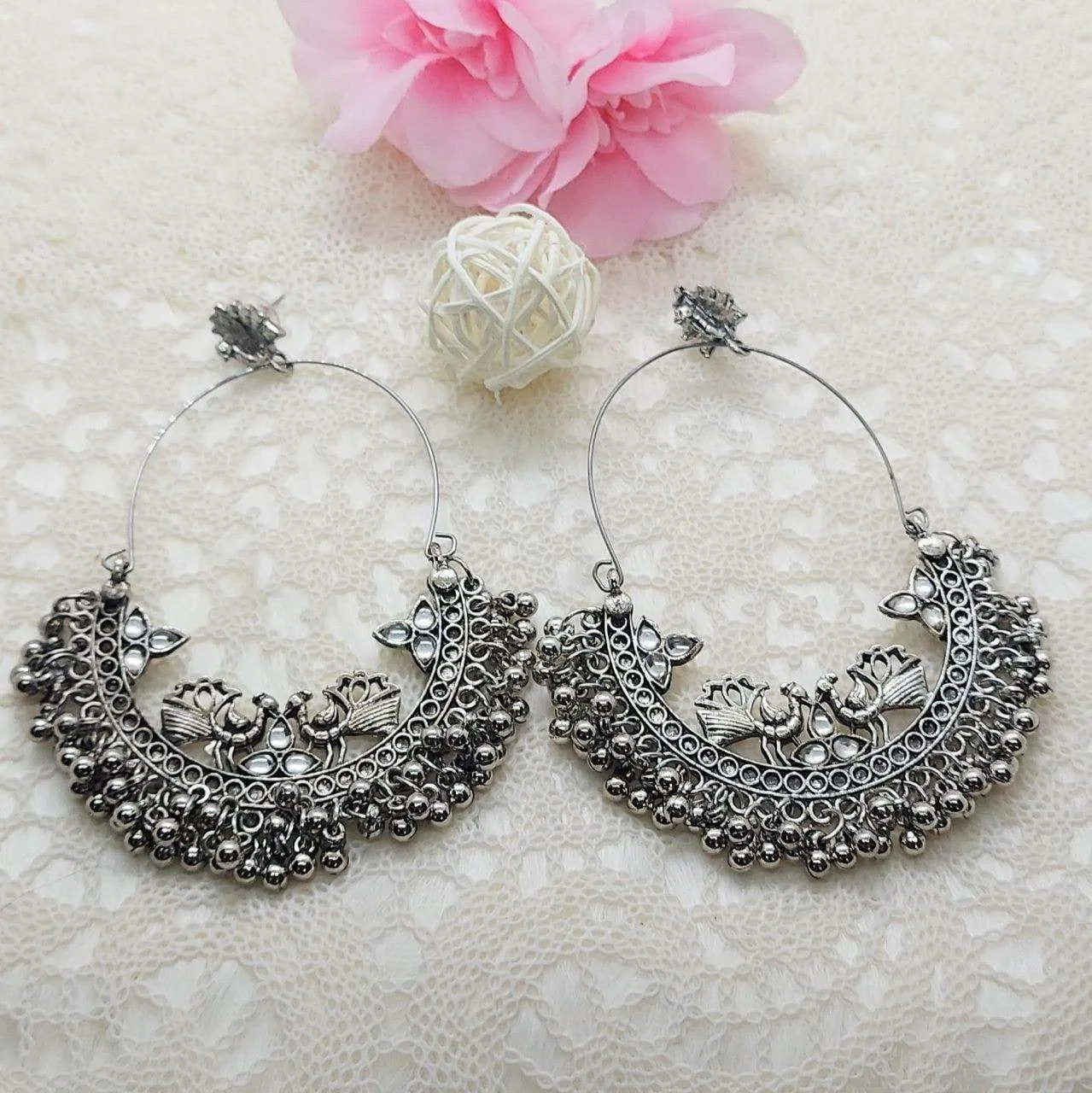 SHIZA- PEACOCK EARRINGS