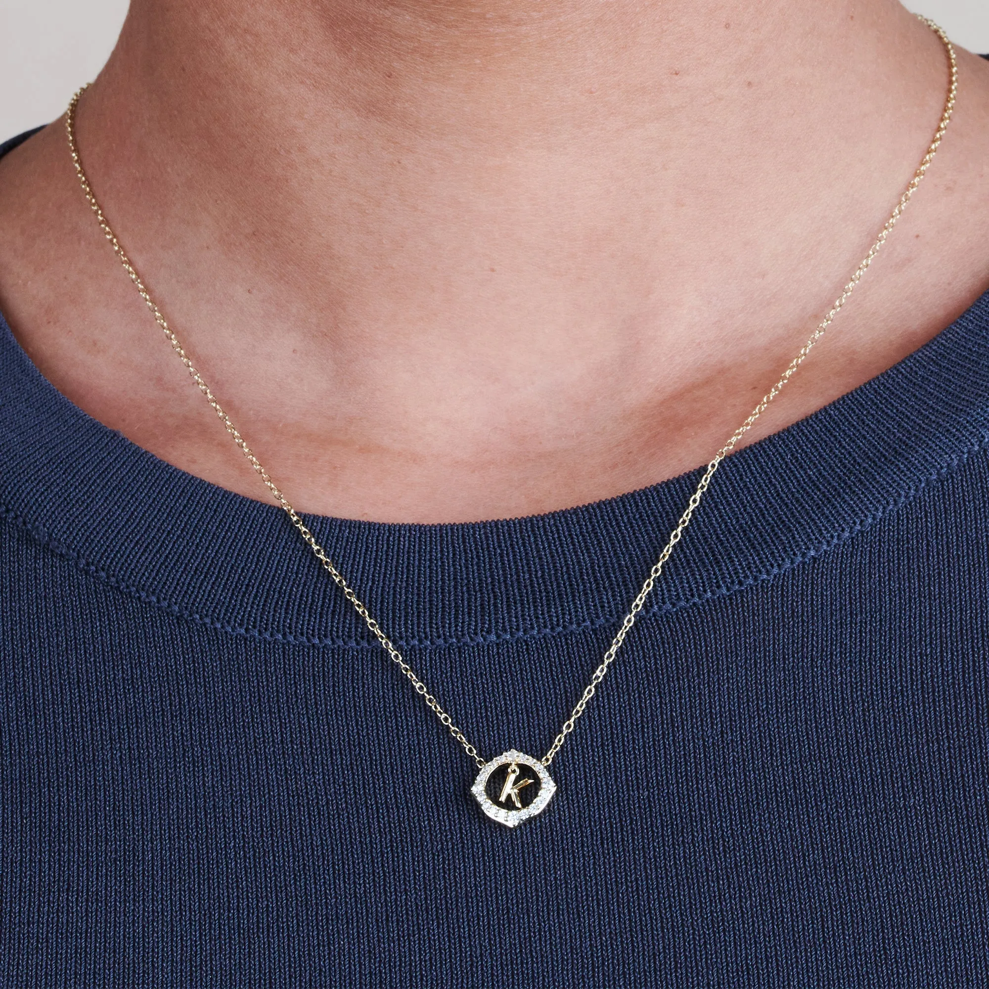 Signature Letter K Necklace