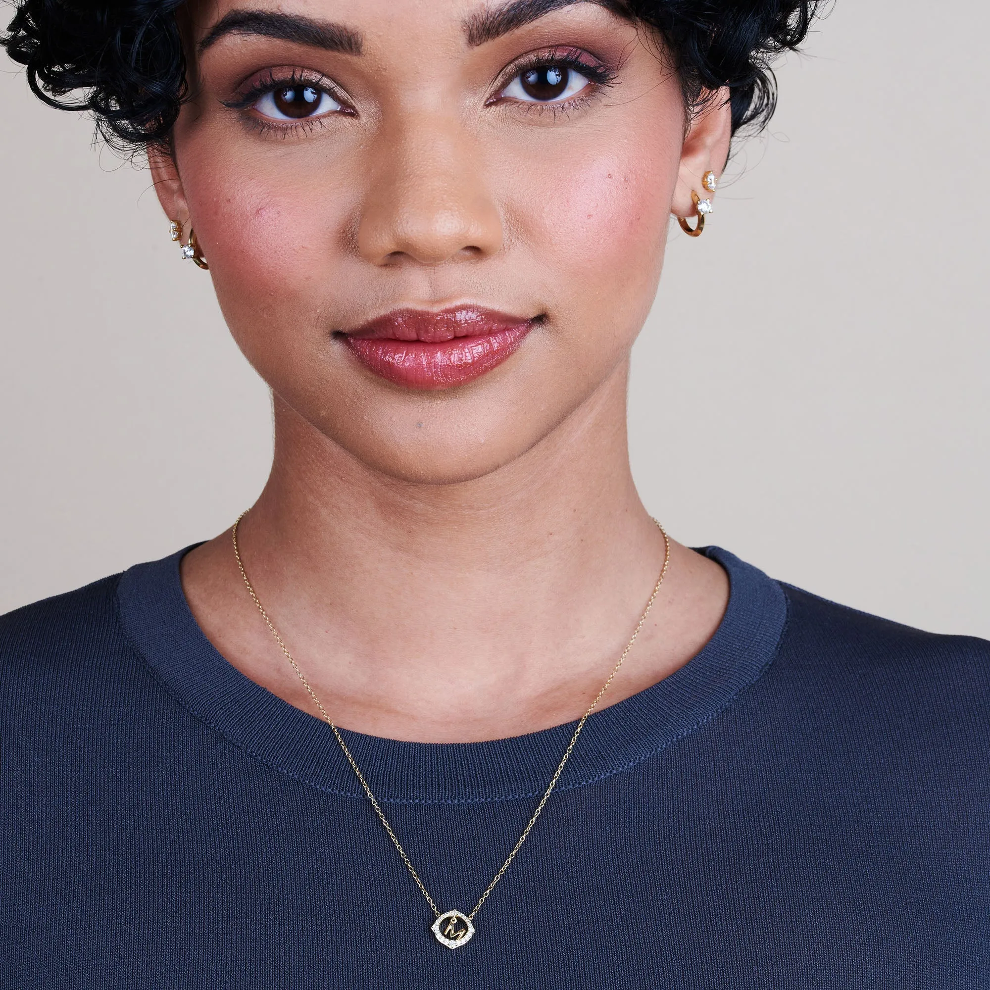 Signature Letter M Necklace