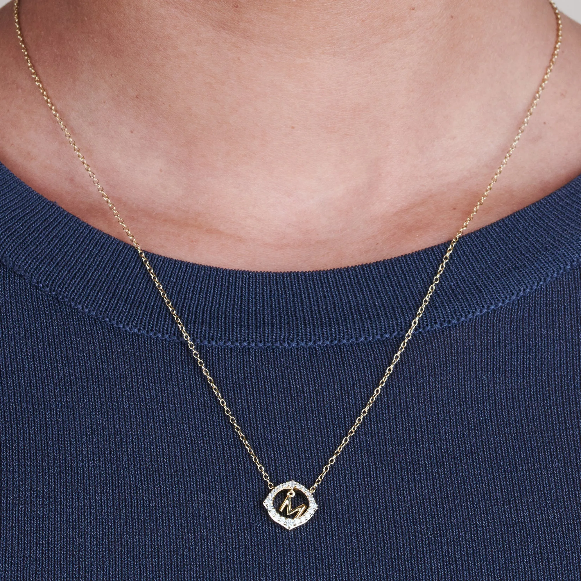 Signature Letter M Necklace