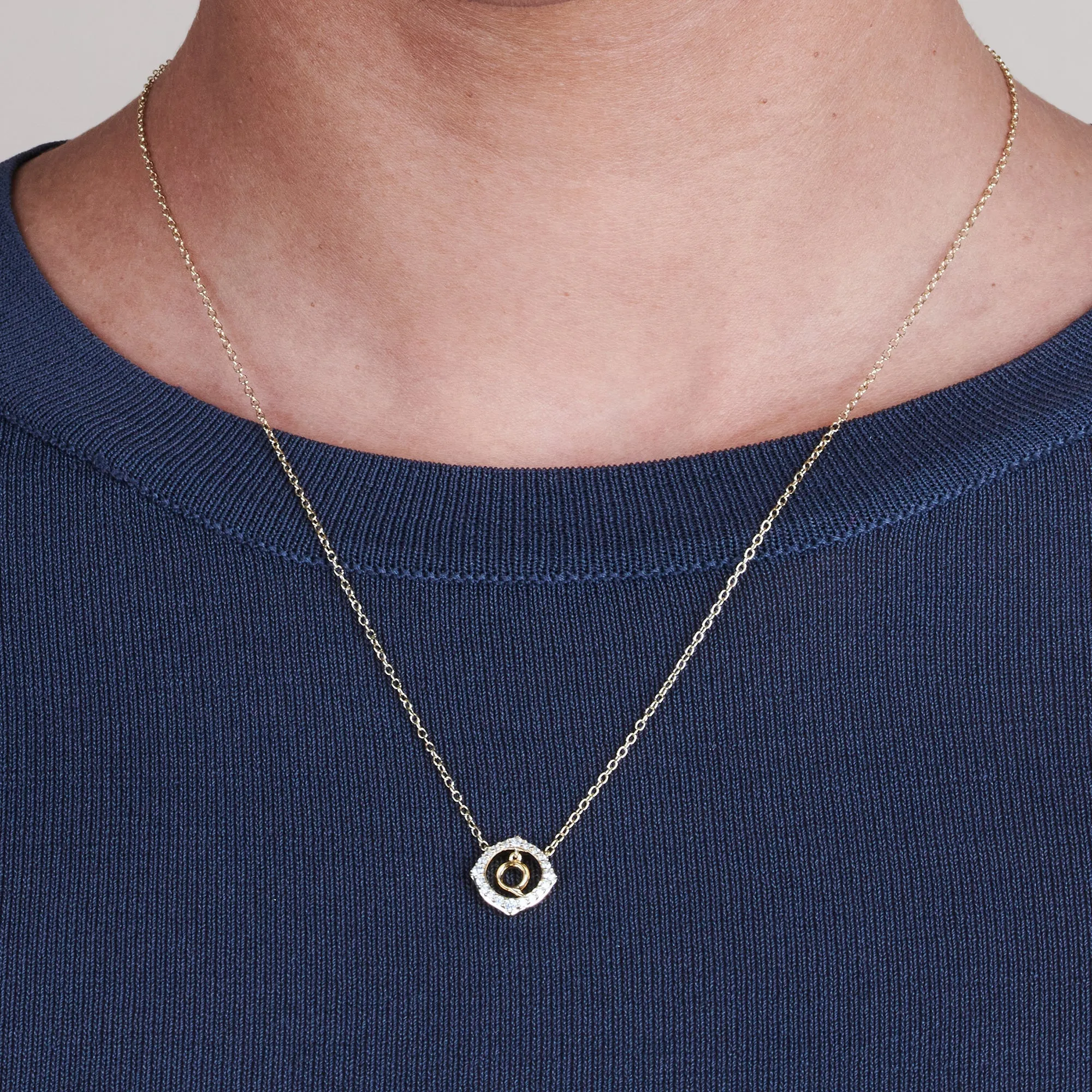 Signature Letter Q Necklace