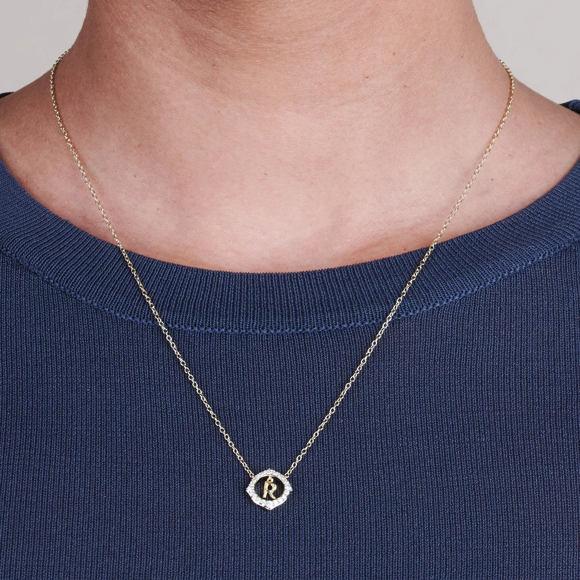 Signature Letter R Necklace