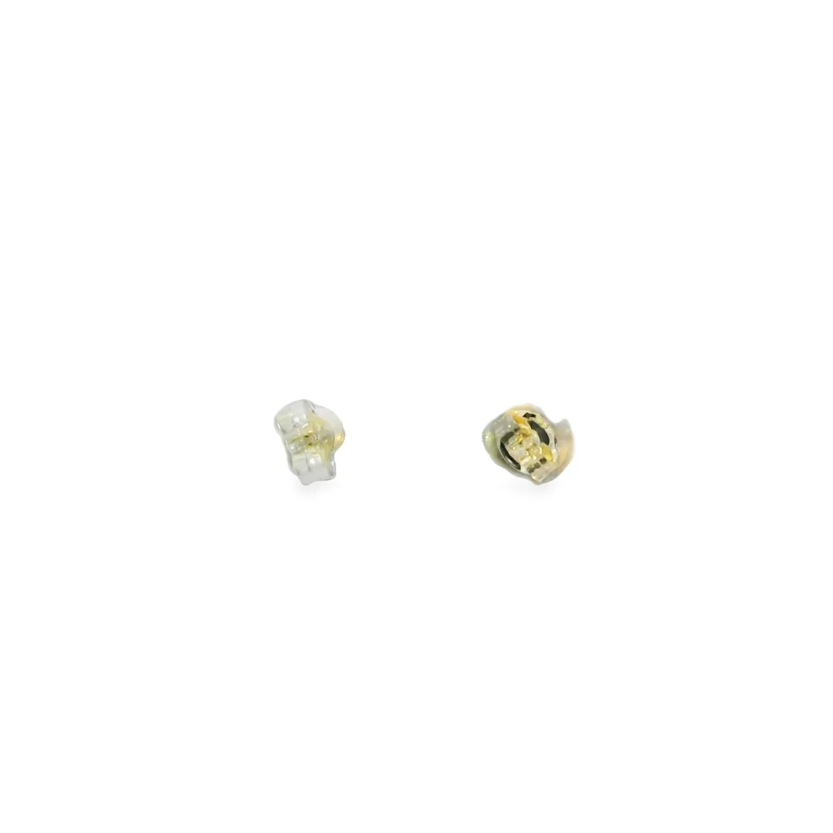 Silver Petrol Colour Fresh Water Pearl Stud Earrings