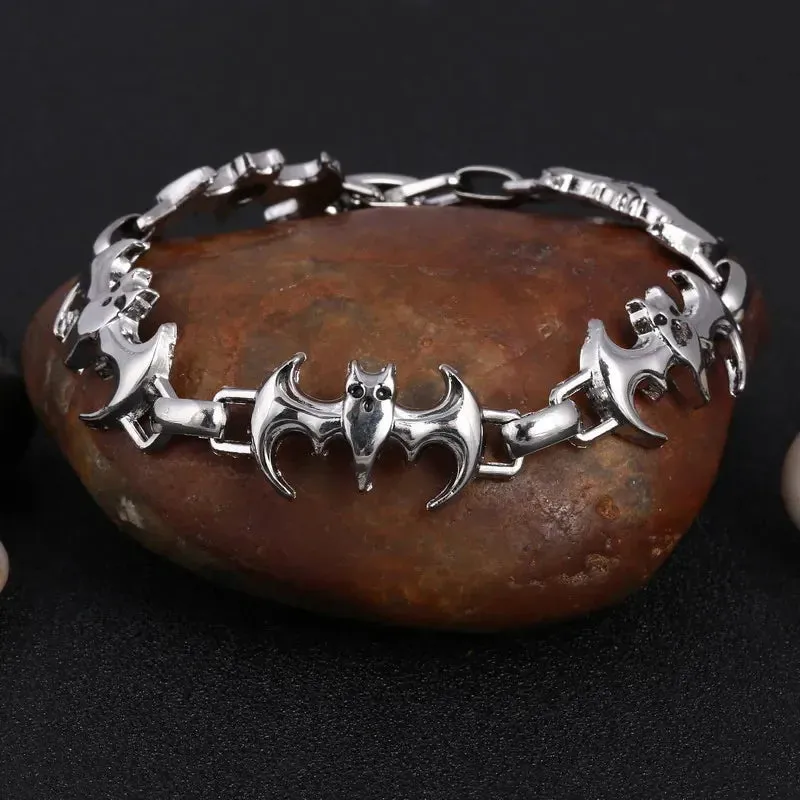 Silver Plated Metal Bracelets Men Scorpion Charms Men Bracelets Punk Man Bracelets & Bangles Wristband Pulsera HombreJewelry