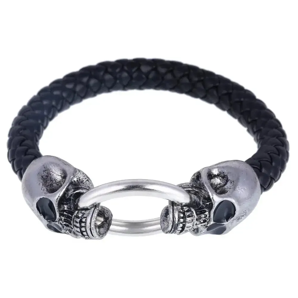 Silver Plated Metal Bracelets Men Scorpion Charms Men Bracelets Punk Man Bracelets & Bangles Wristband Pulsera HombreJewelry