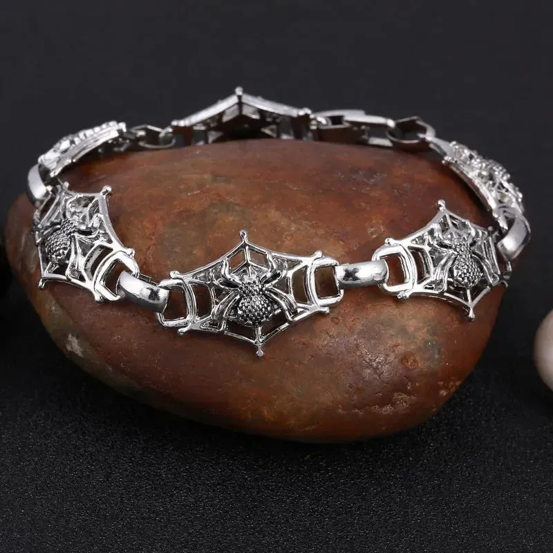 Silver Plated Metal Bracelets Men Scorpion Charms Men Bracelets Punk Man Bracelets & Bangles Wristband Pulsera HombreJewelry