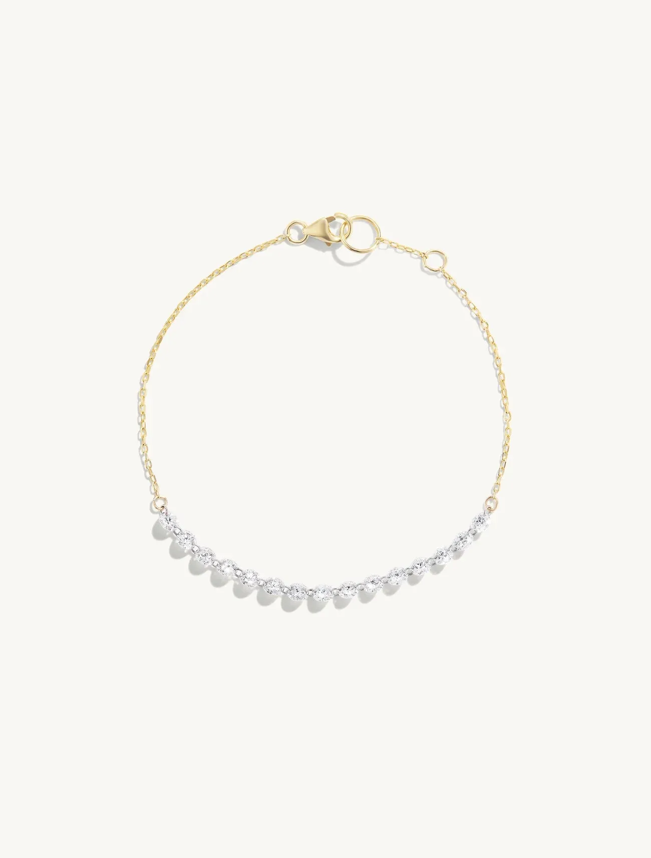 Sophie Ratner Petite Pierced Tennis Bracelet