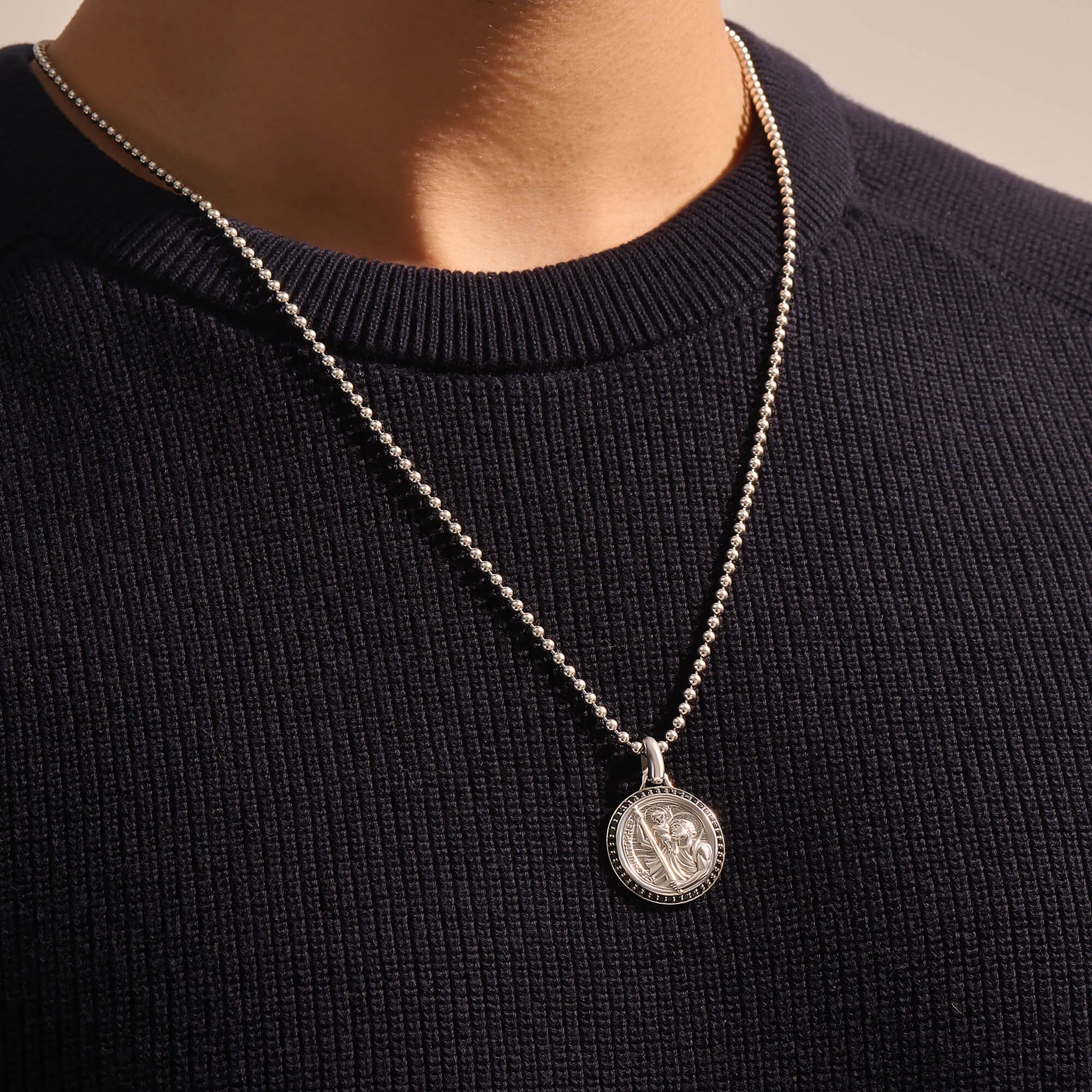 St. Christopher Pendant in Gold