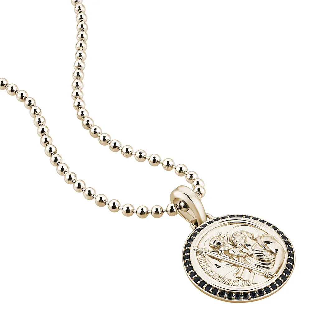 St. Christopher Pendant in Gold