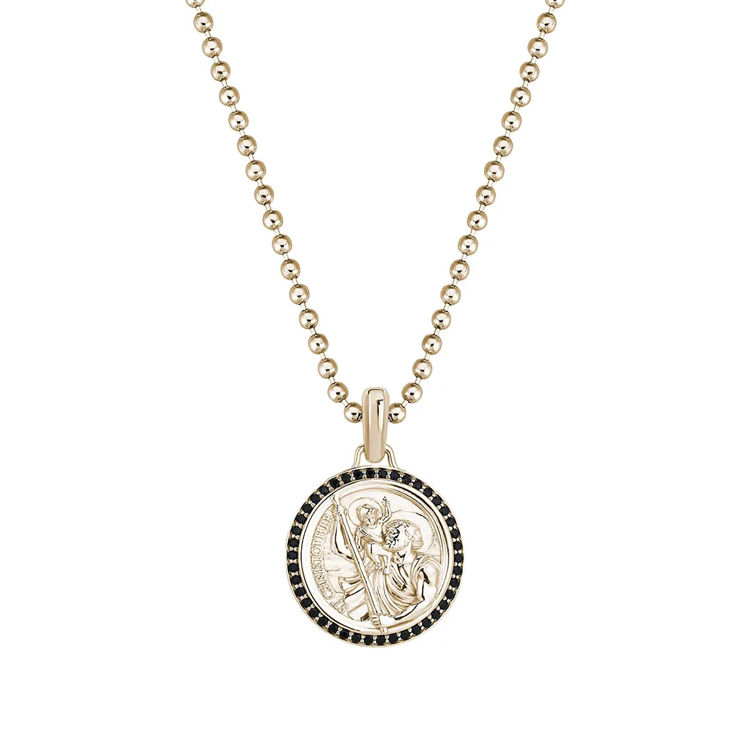 St. Christopher Pendant in Gold