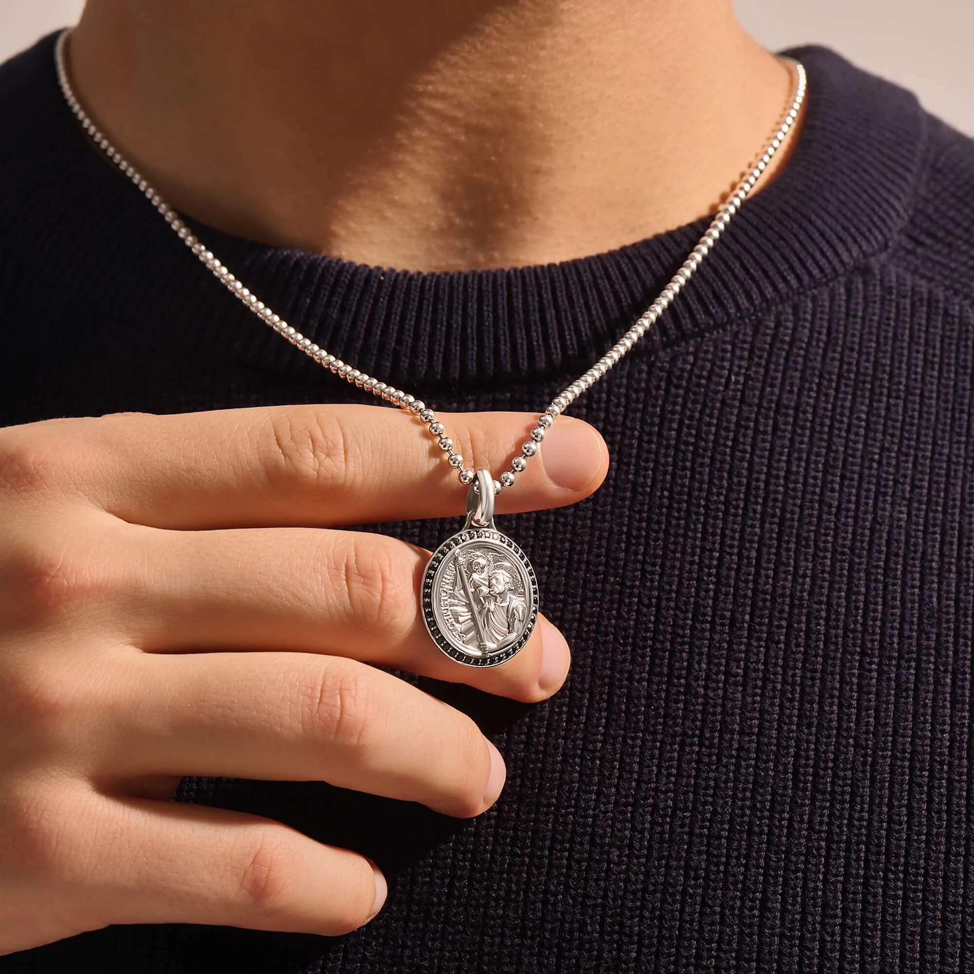 St. Christopher Pendant in Gold