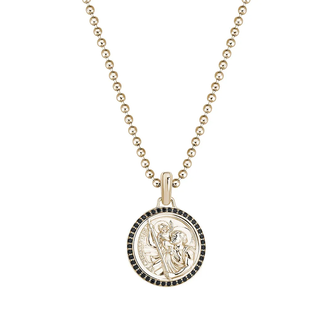 St. Christopher Pendant in Gold