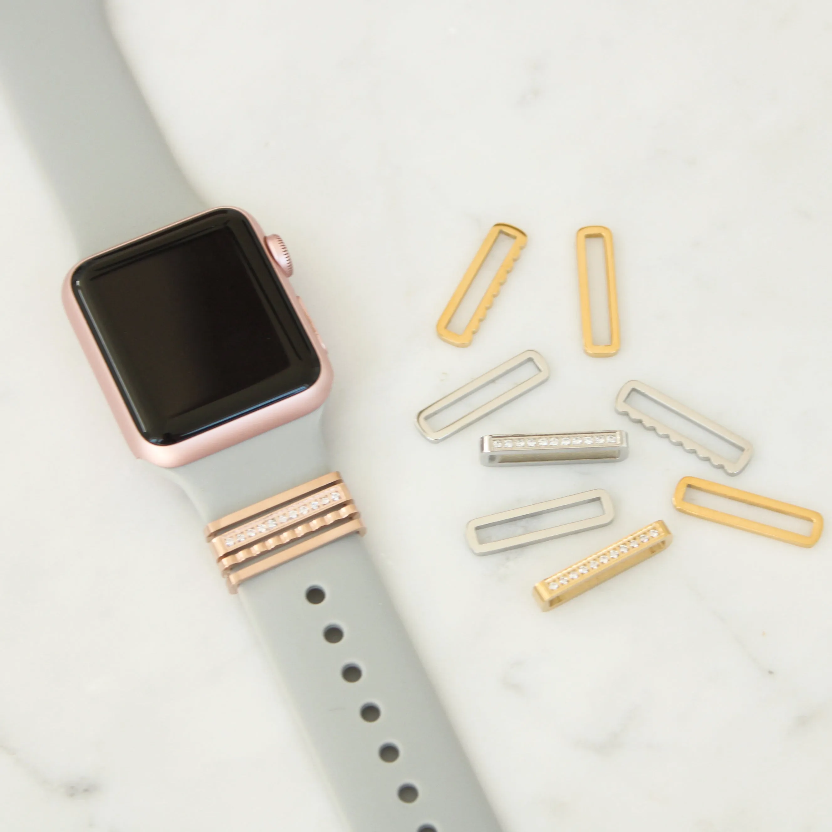 Stackable Jewelry for Apple Watch Bands