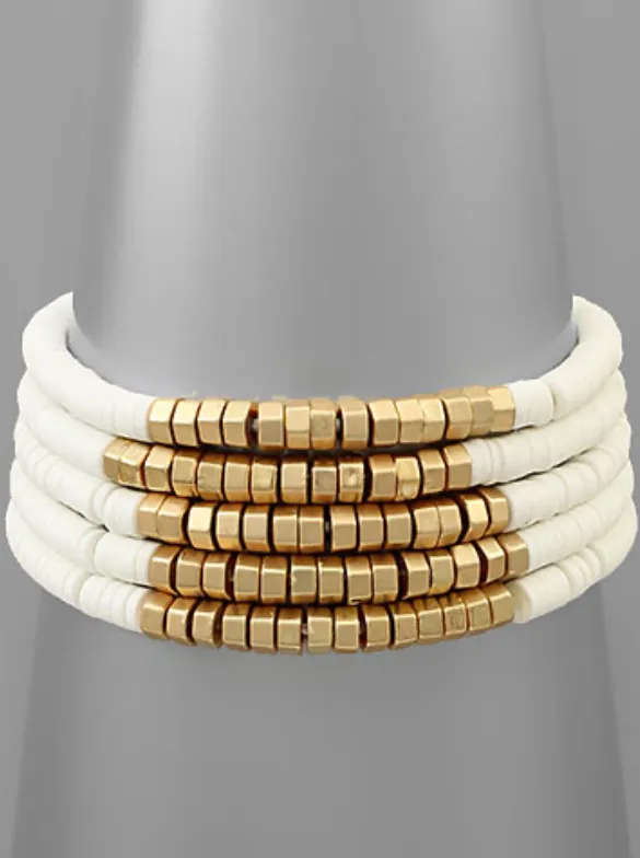 Stacks of Gold Bracelet