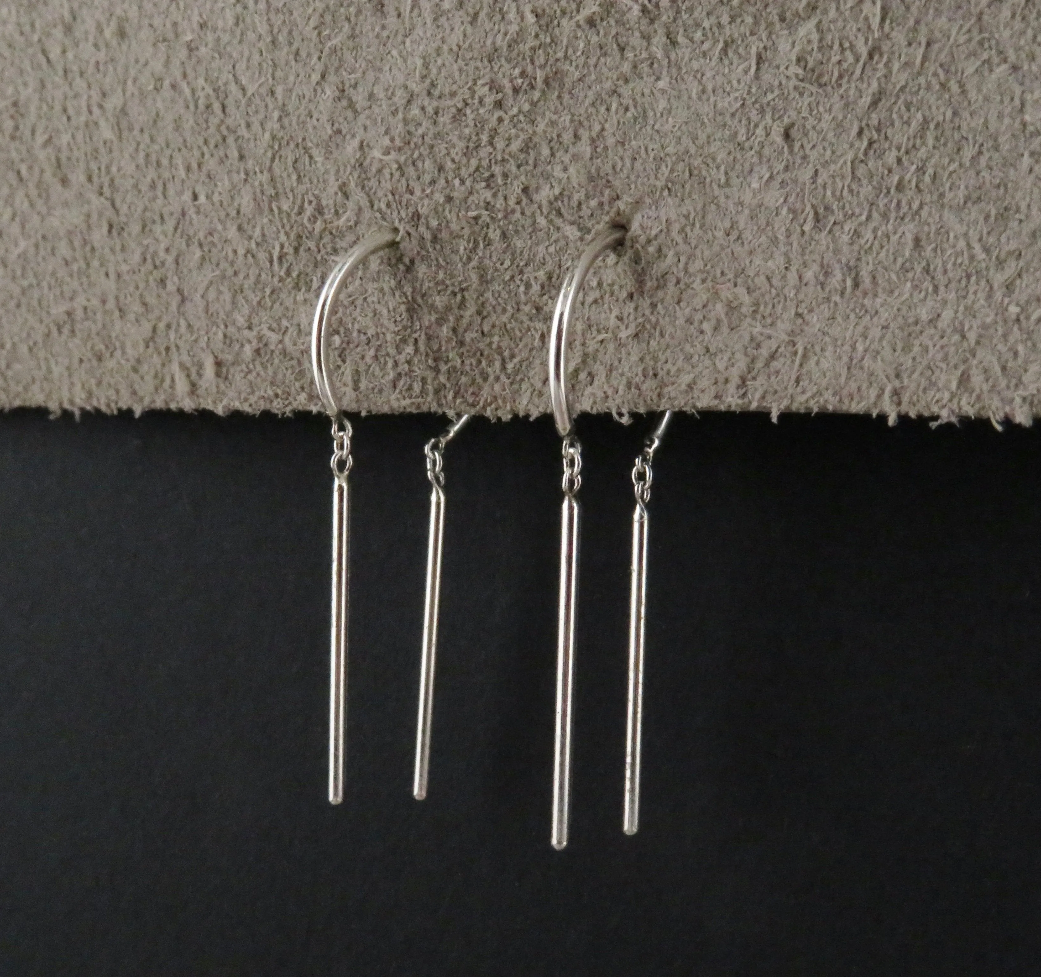 Sterling 'Chime' Threader Earrings