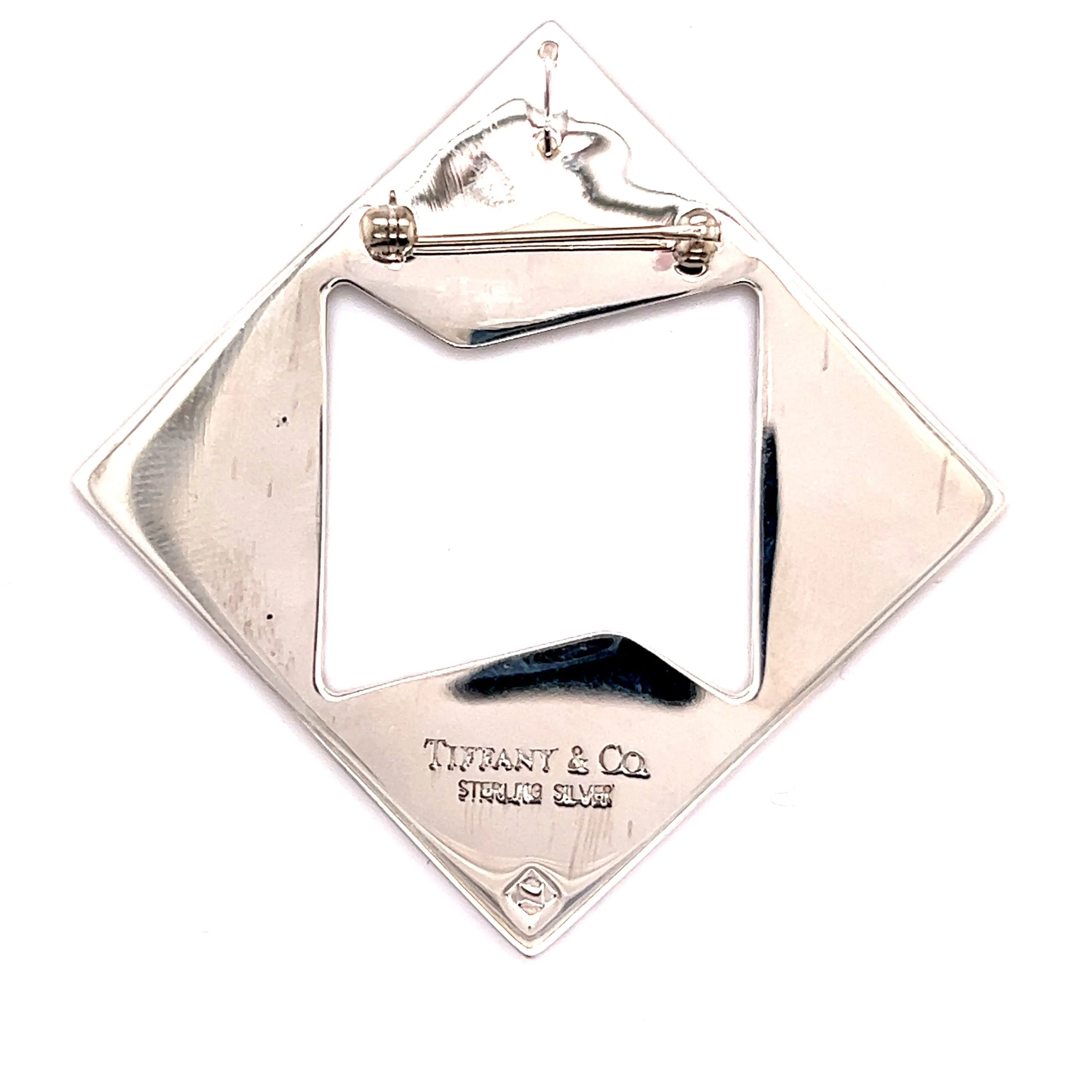 Tiffany & Co Estate Abstract Brooch Sterling Silver 14.8 Grams TIF221