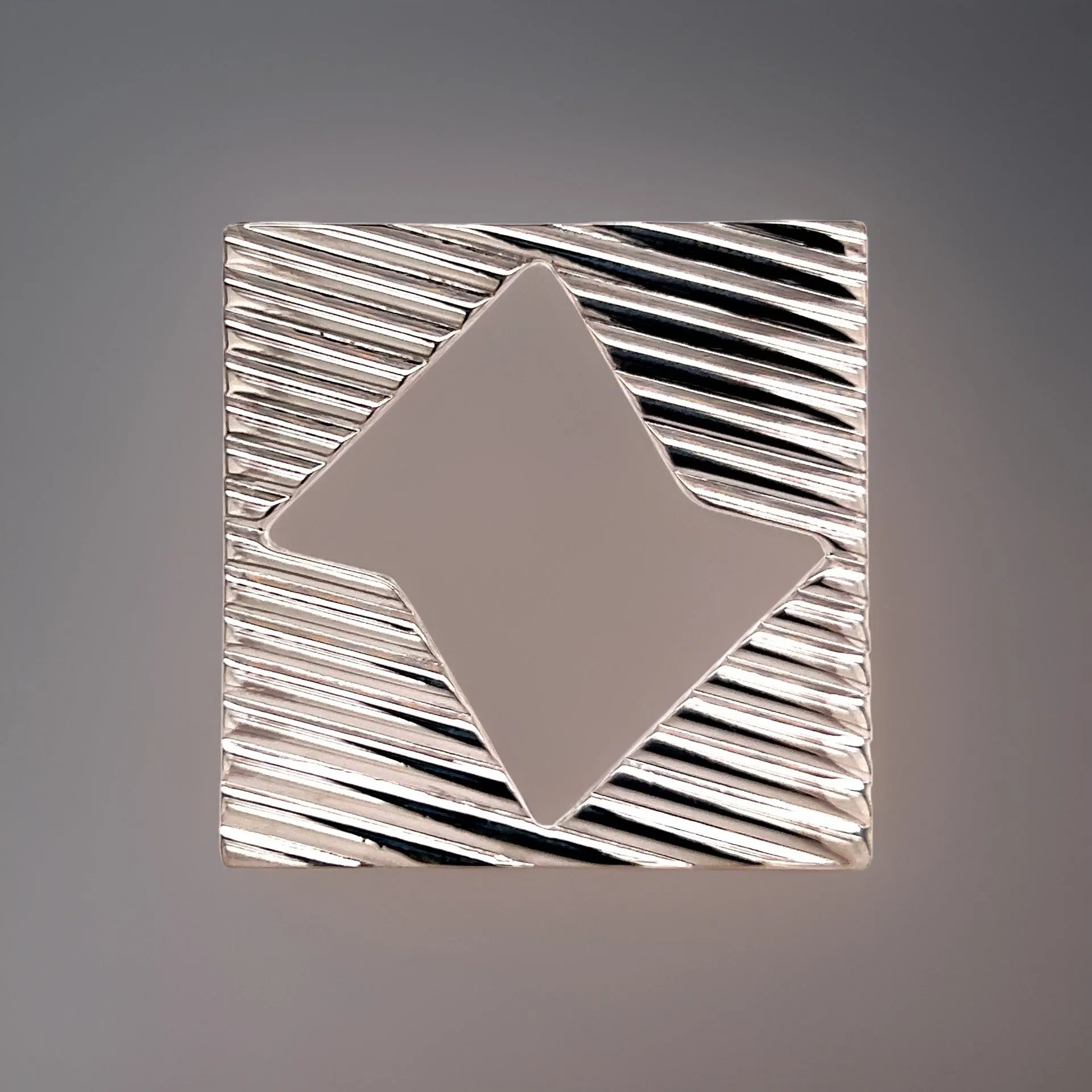 Tiffany & Co Estate Abstract Brooch Sterling Silver 14.8 Grams TIF221