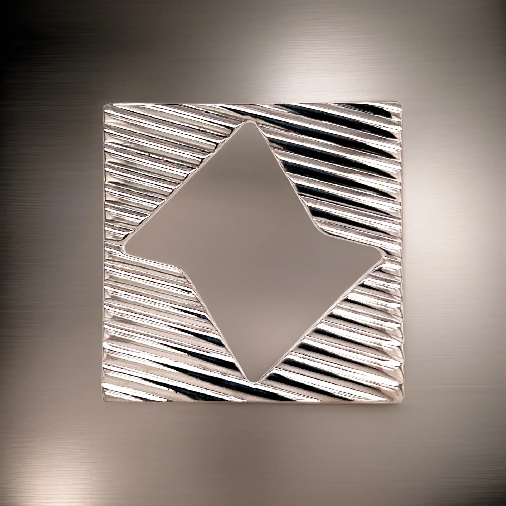 Tiffany & Co Estate Abstract Brooch Sterling Silver 14.8 Grams TIF221