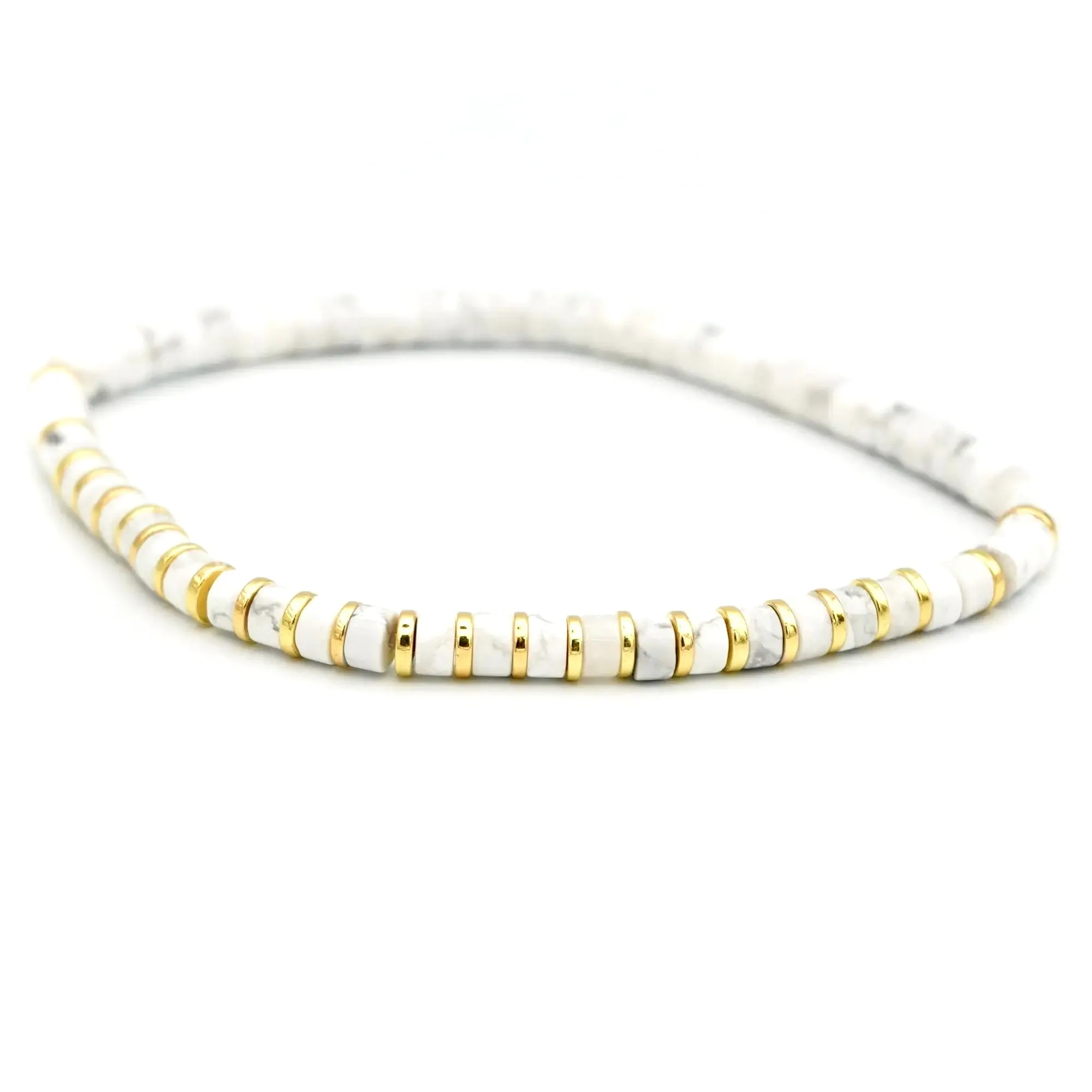 WEDDING VOWS - Howlite Accent Bracelet