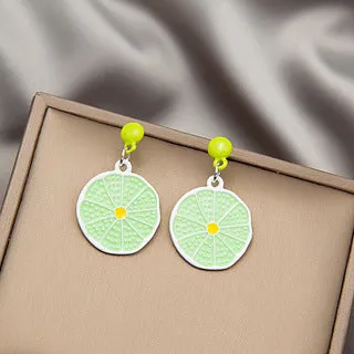 Wholesale Fresh Fruit Alloy Earrings