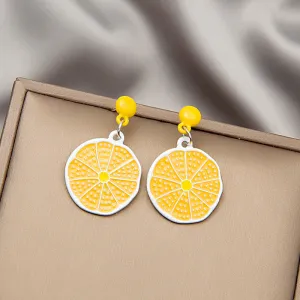 Wholesale Fresh Fruit Alloy Earrings
