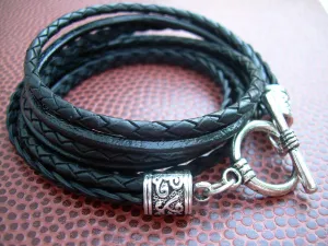 Womens Braided Leather Bracelets, Womens Bracelets Leather, Leather Bracelets, Womens Bracelets, Black, Leather Wrap Bracelet, Womens,