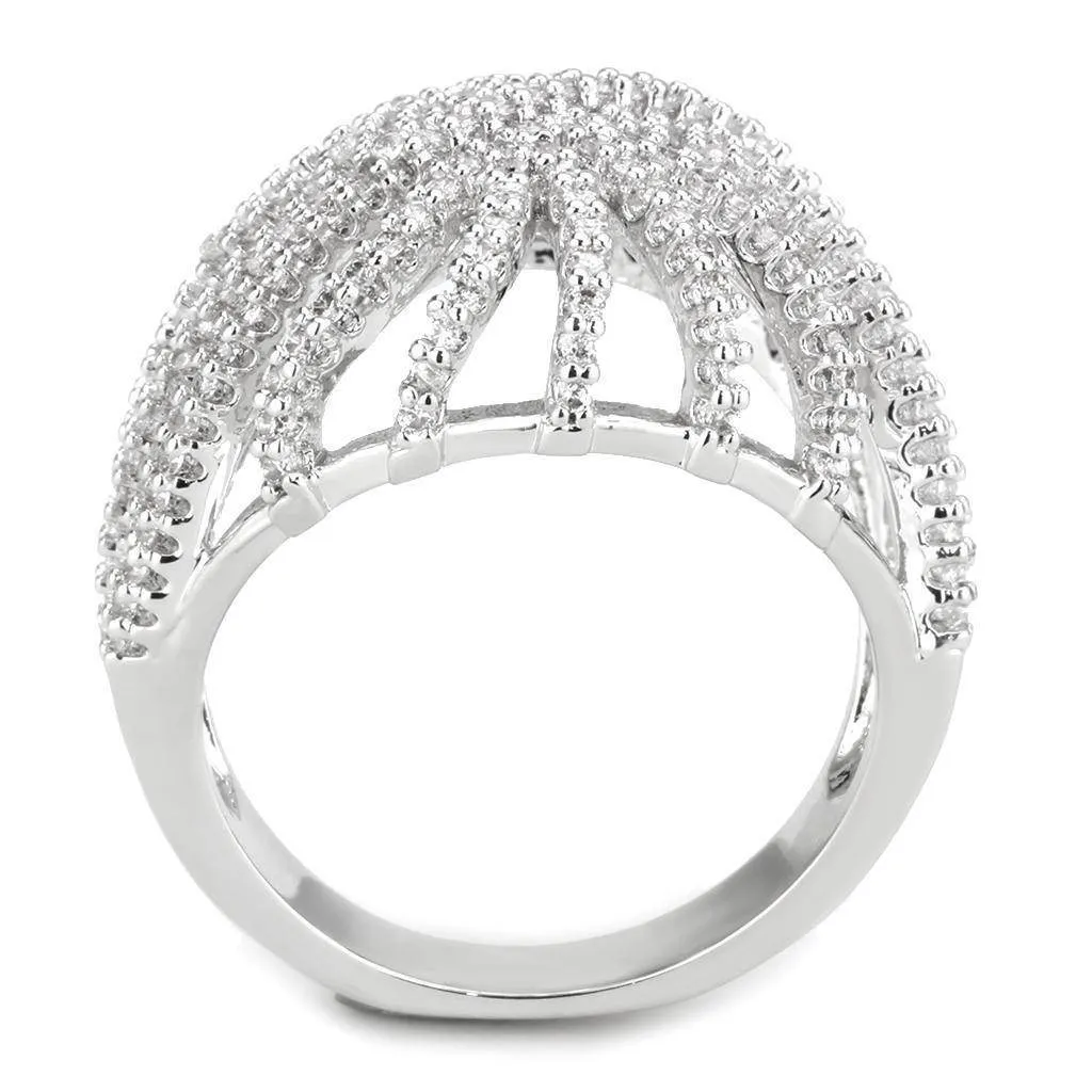 Women's Elegant Rhinestone Cocktail Ring
