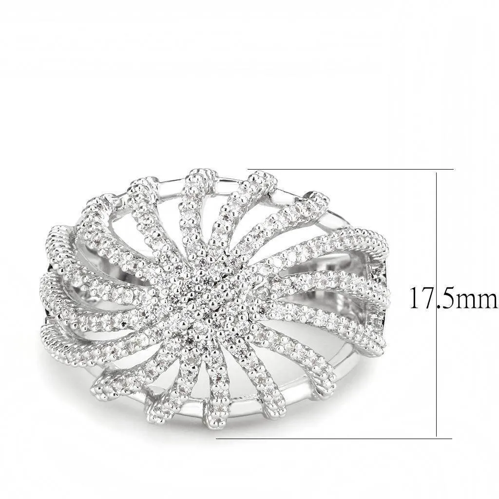 Women's Elegant Rhinestone Cocktail Ring