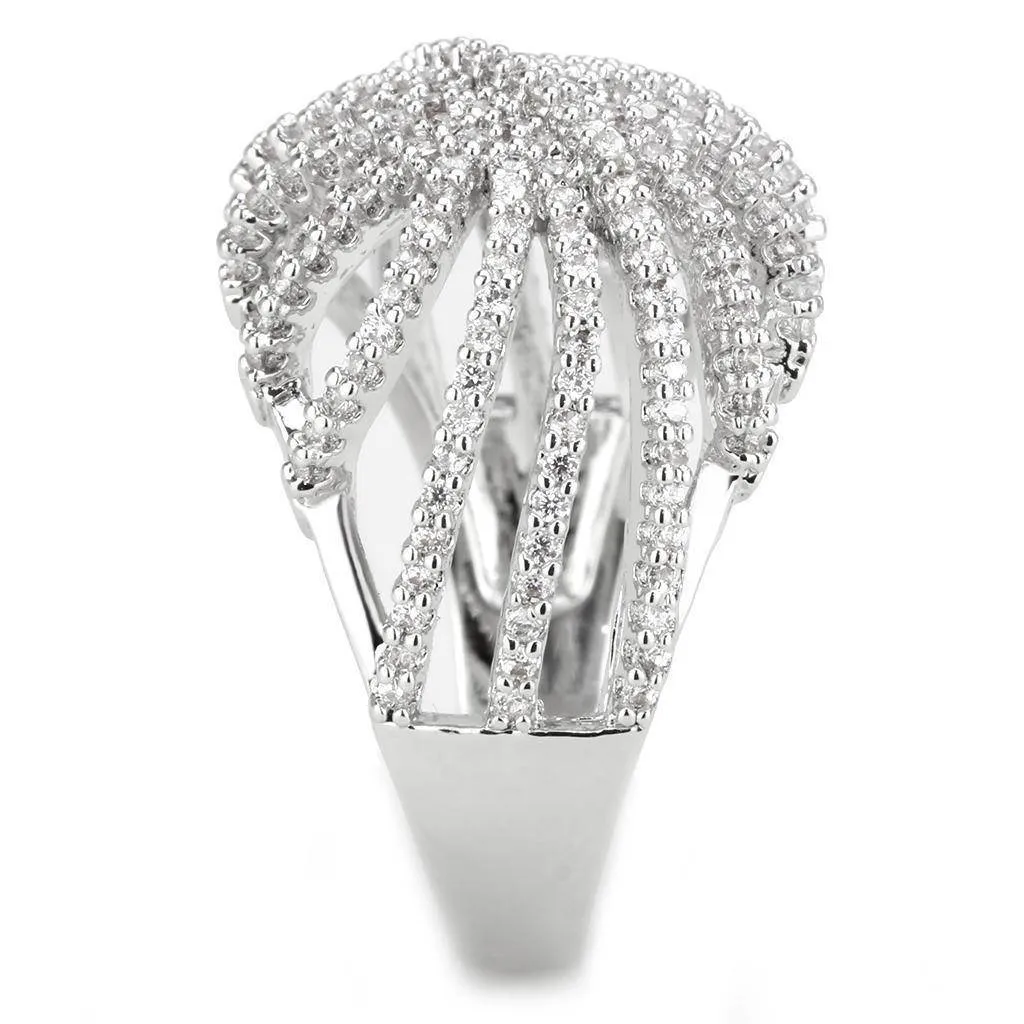 Women's Elegant Rhinestone Cocktail Ring